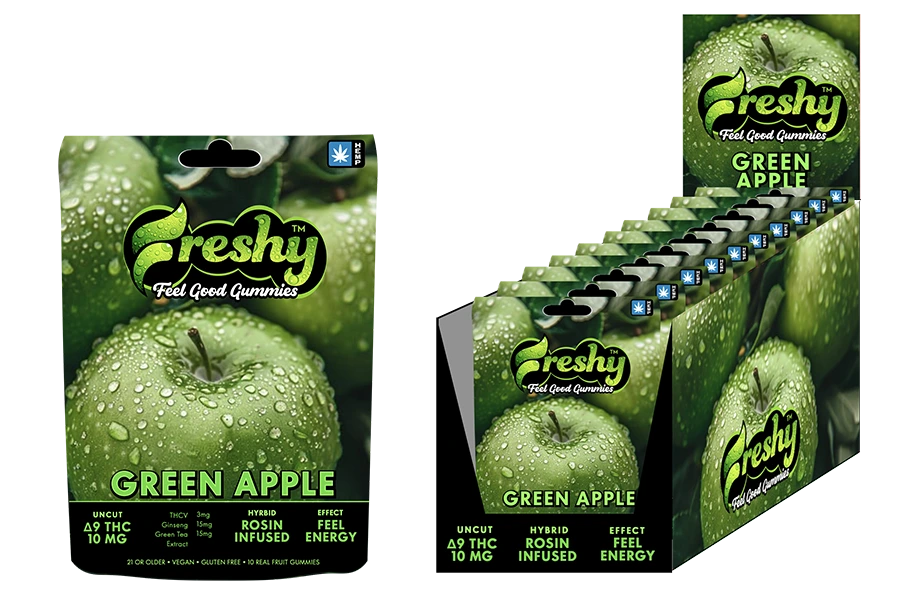 Freshy Δ9 THC Gummies - Green Apple