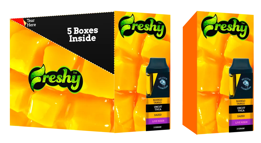 Freshy 2G THCA Disposable Vape Mango Tango Freshy 2G THCA Disposable Vape Mango Tango