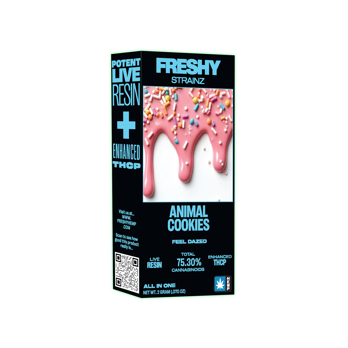 Strainz 2G Live Resin Enhanced THCP Disposable Vape – Animal Cookies