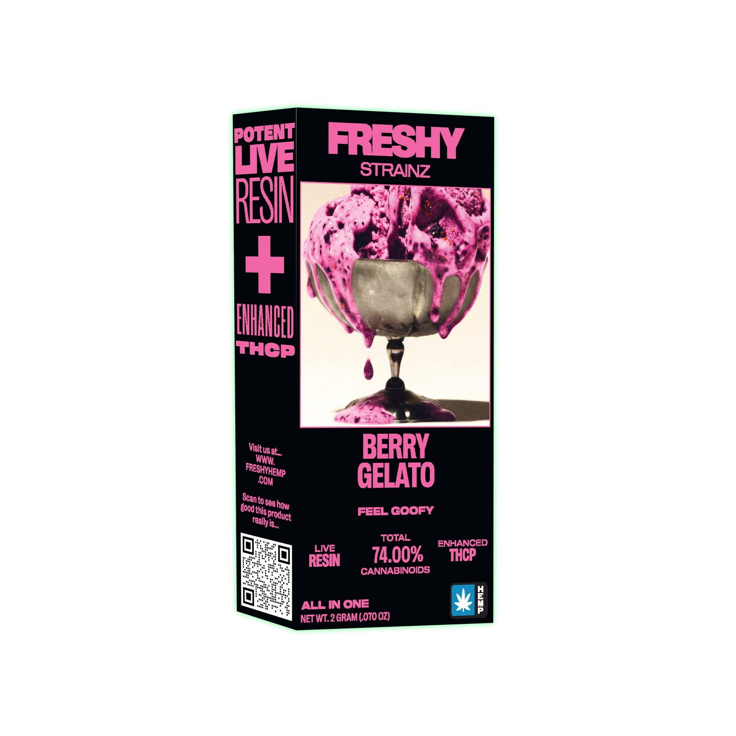 Strainz 2G Live Resin Enhanced THCP Disposable Vape – Berry Gelato