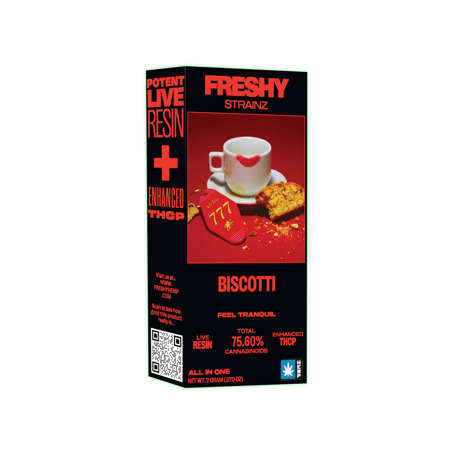 Strainz 2G Live Resin Enhanced THCP Disposable Vape – Biscotti