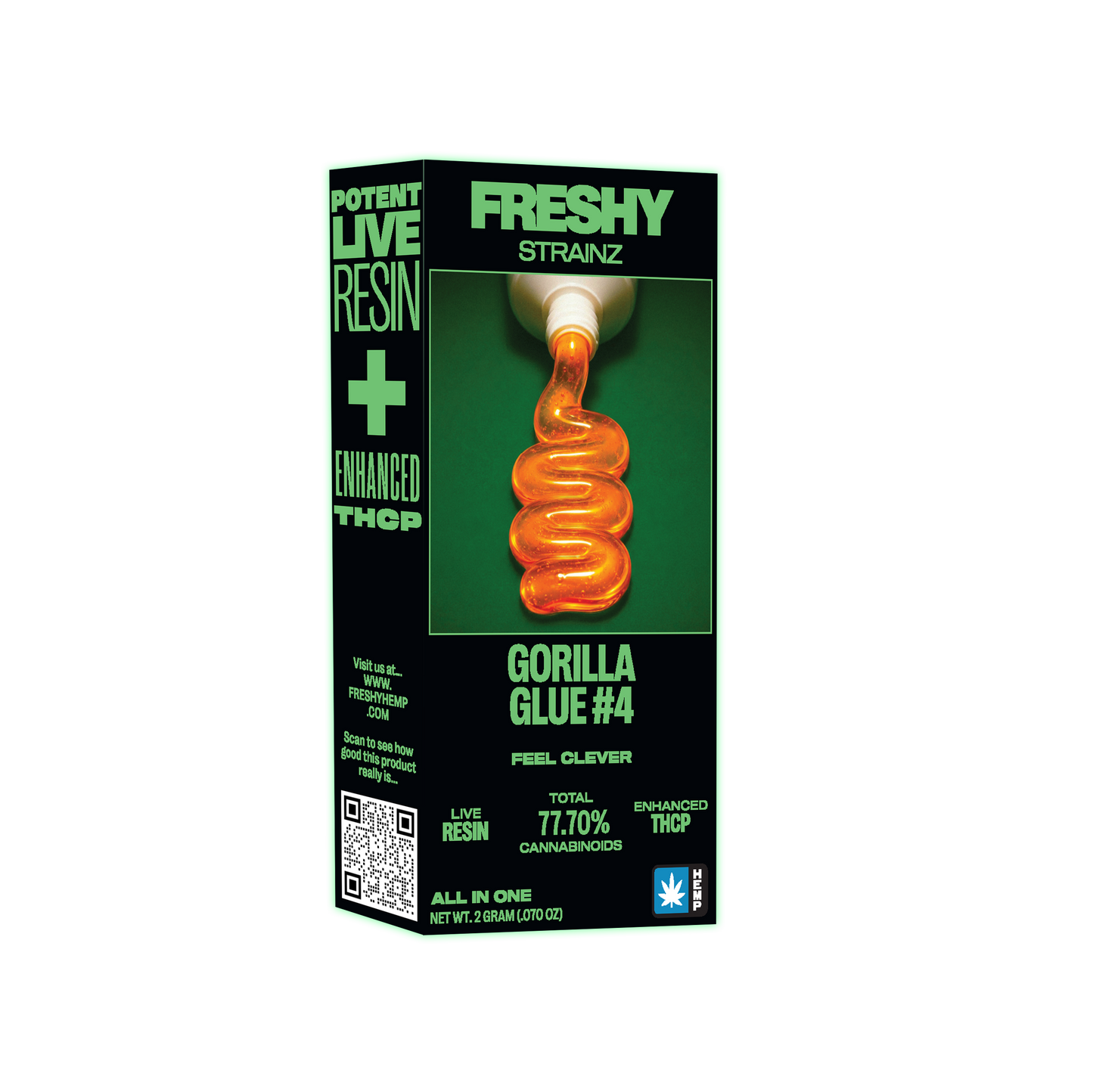 Strainz 2G Live Resin Enhanced THCP Disposable Vape – Gorilla Glue #4