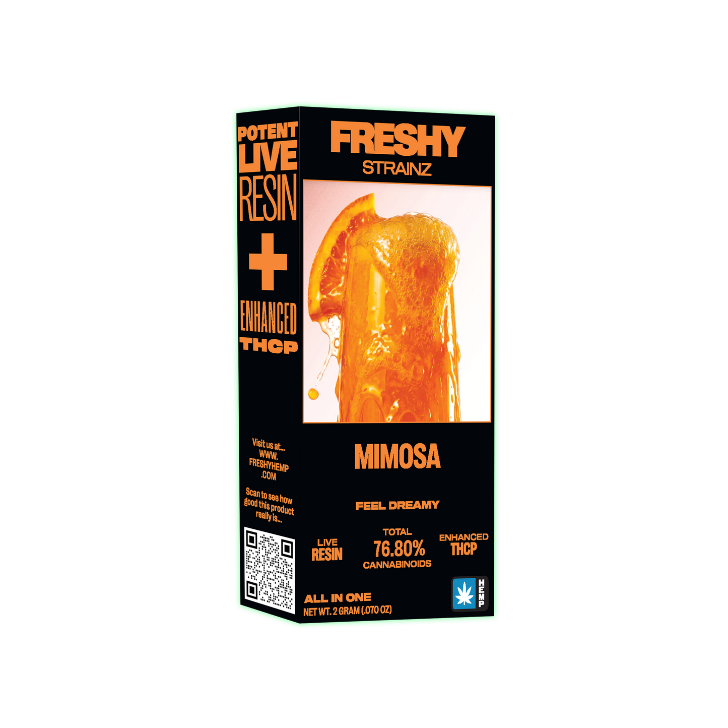 Strainz 2G Live Resin Enhanced Live Resin Enhanced THCP Disposable Vape – Mimosa