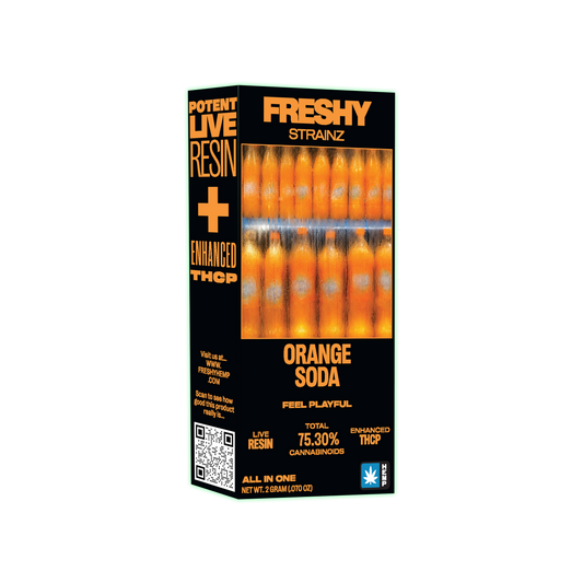 Strainz 2G Live Resin Enhanced THCP Disposable Vape – Orange Soda