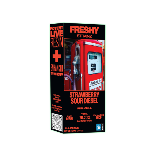 Strainz 2G Live Resin Enhanced THCP Disposable Vape – Strawberry Sour Diesel
