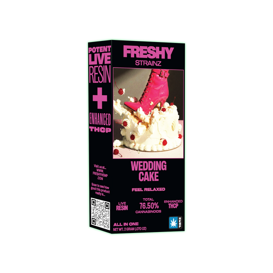 Strainz 2G Live Resin Enhanced THCP Disposable Vape – Wedding Cake