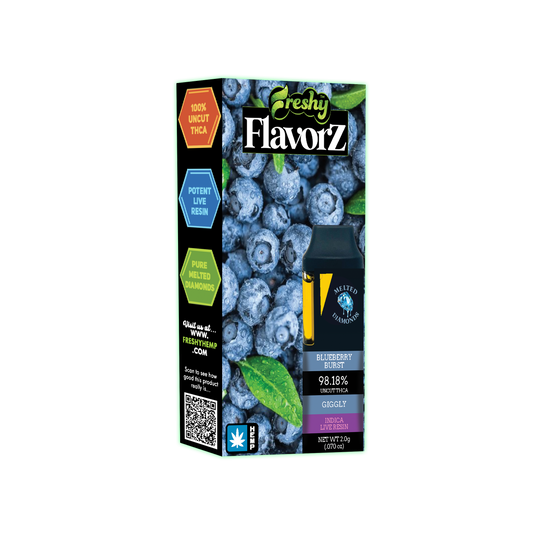 Freshy 2G THCA Disposable Vape – Blueberry Burst