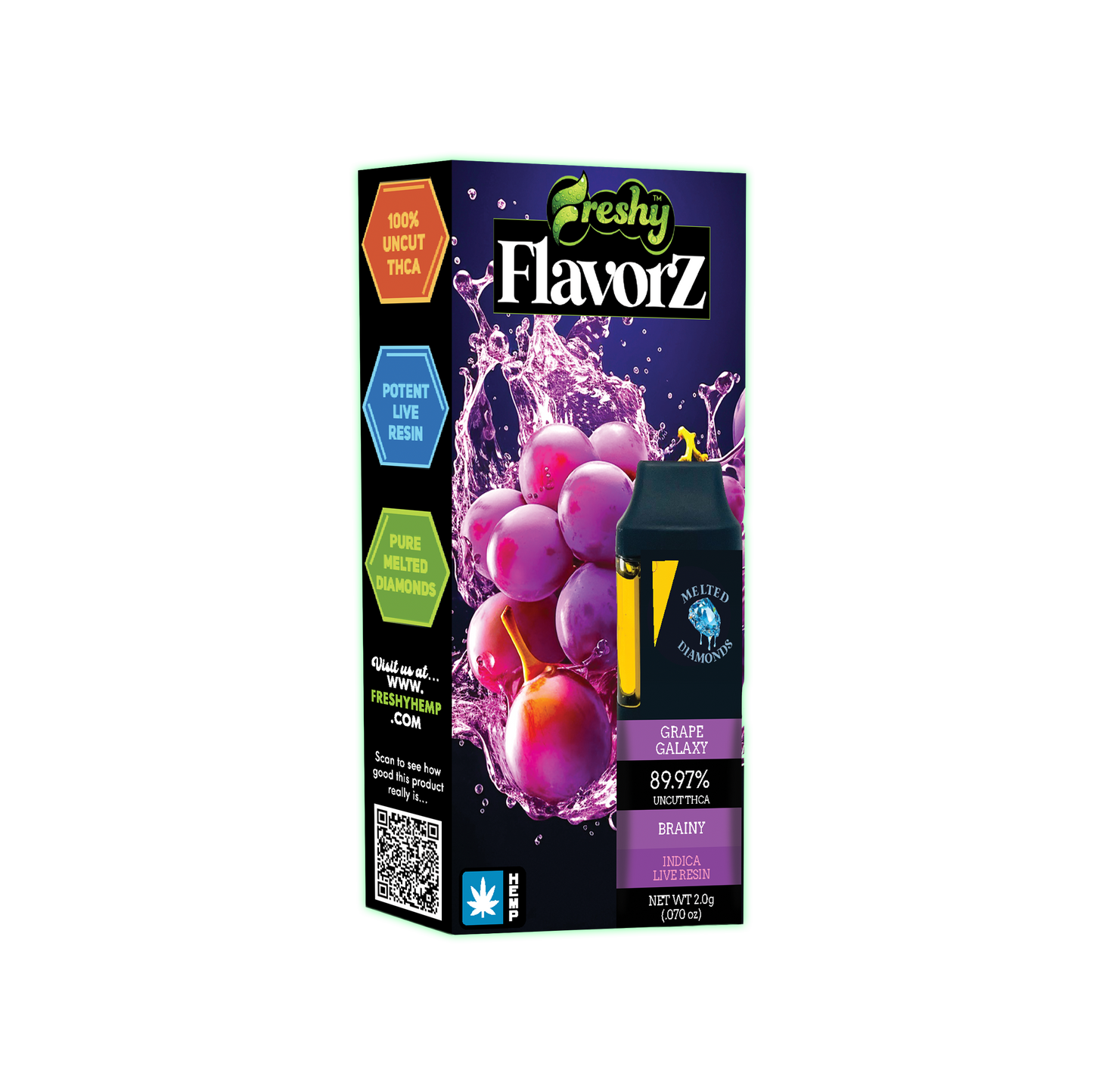 Freshy 2G THCA Disposable Vape – Grape Galaxy