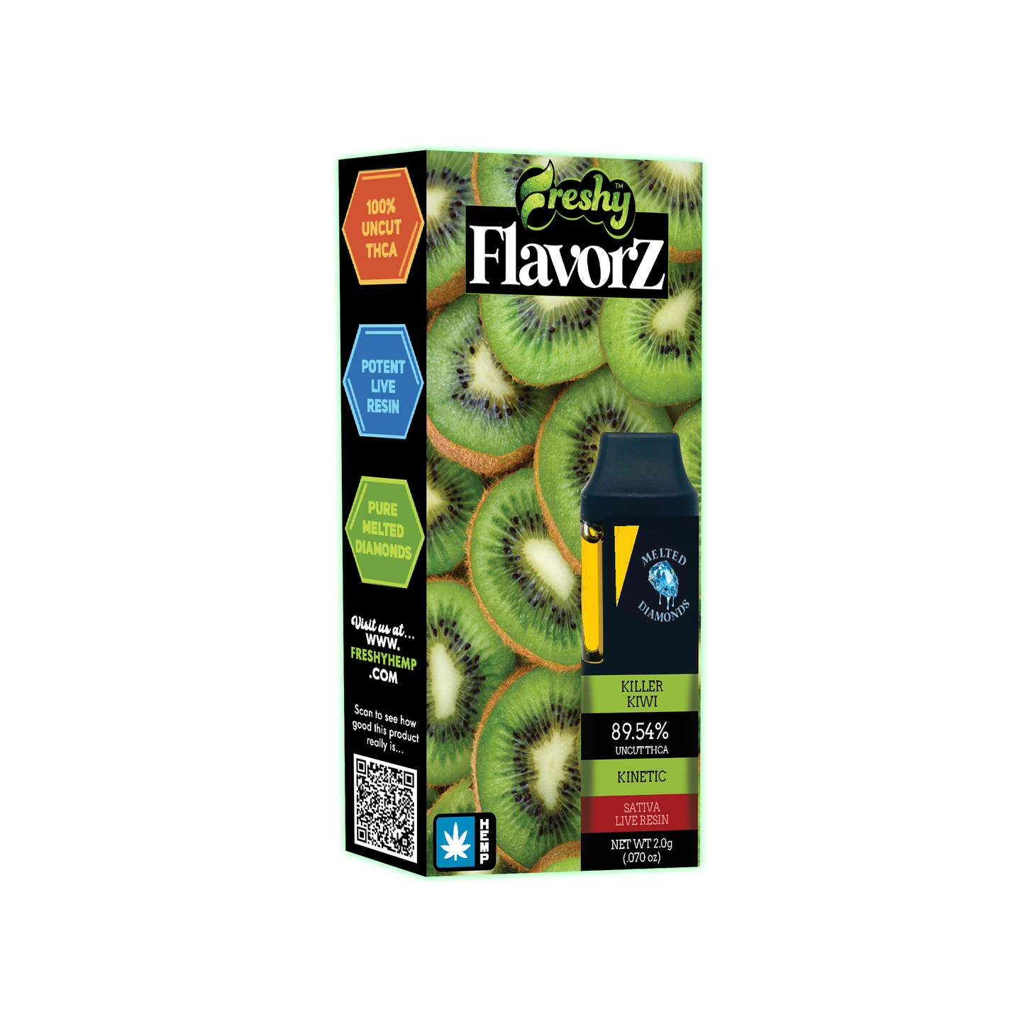 Freshy 2G THCA Disposable Vape – Killer Kiwi
