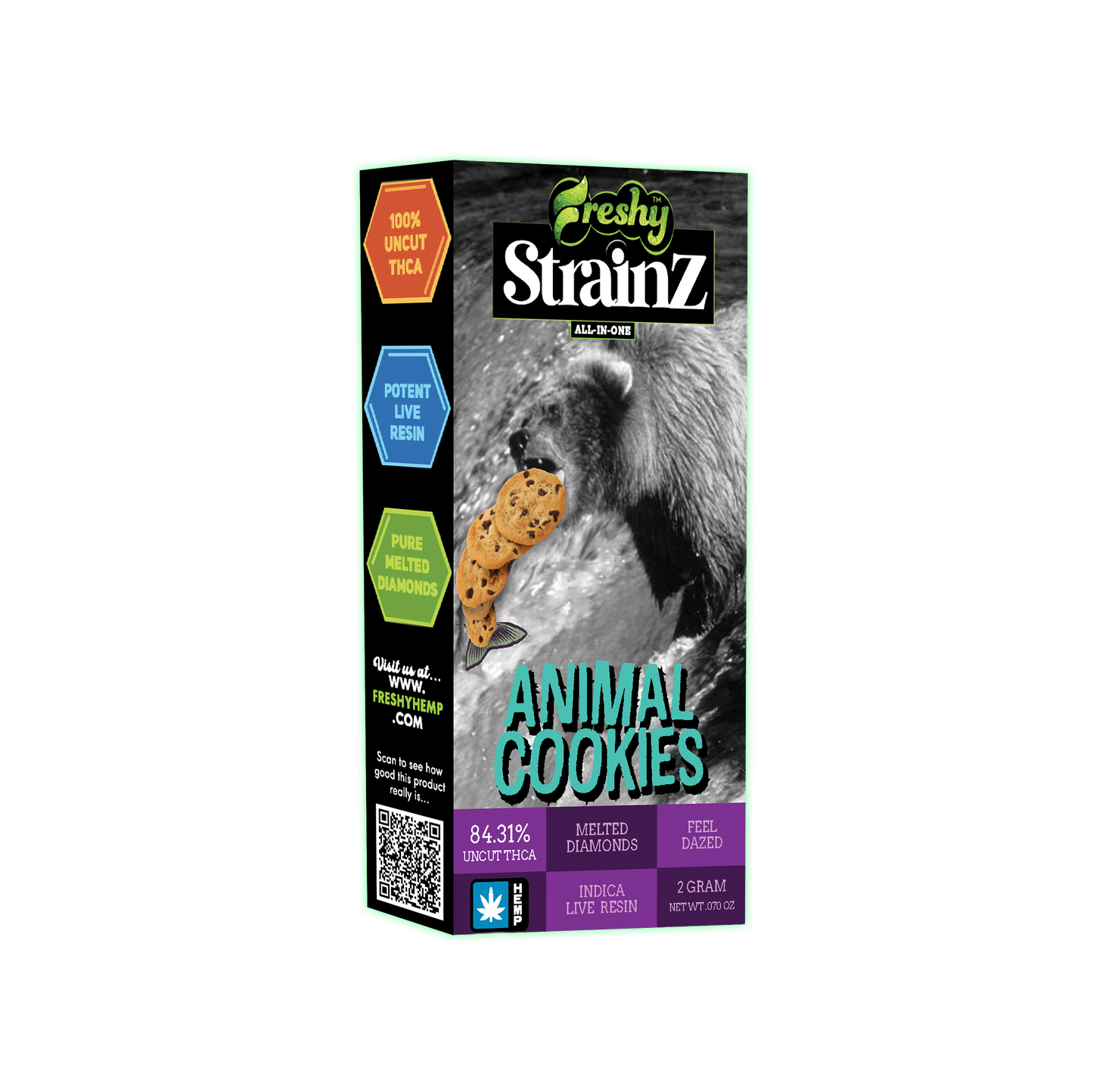 Strainz 2G THCA Disposable Vape – Animal Cookies