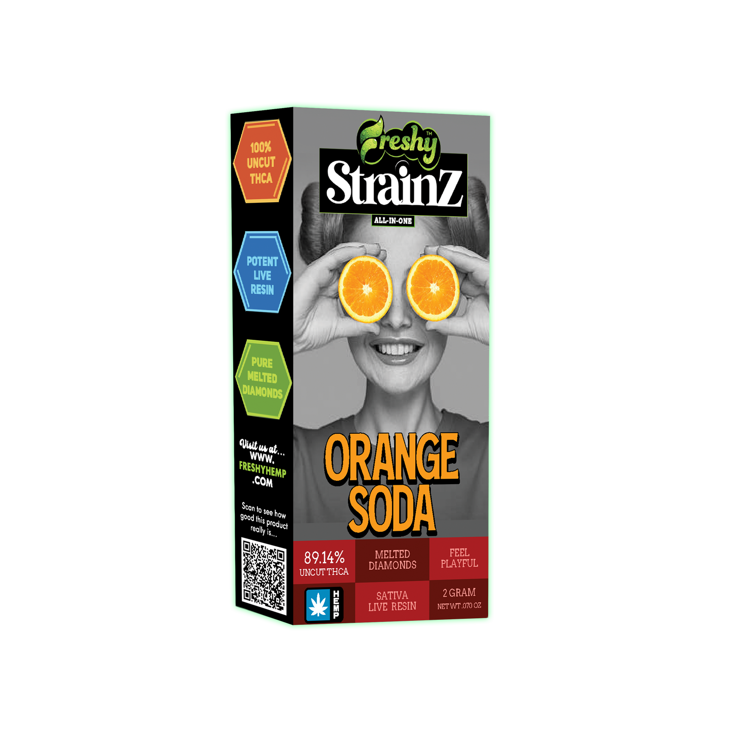 Strainz 2G THCA Disposable Vape – Orange Soda
