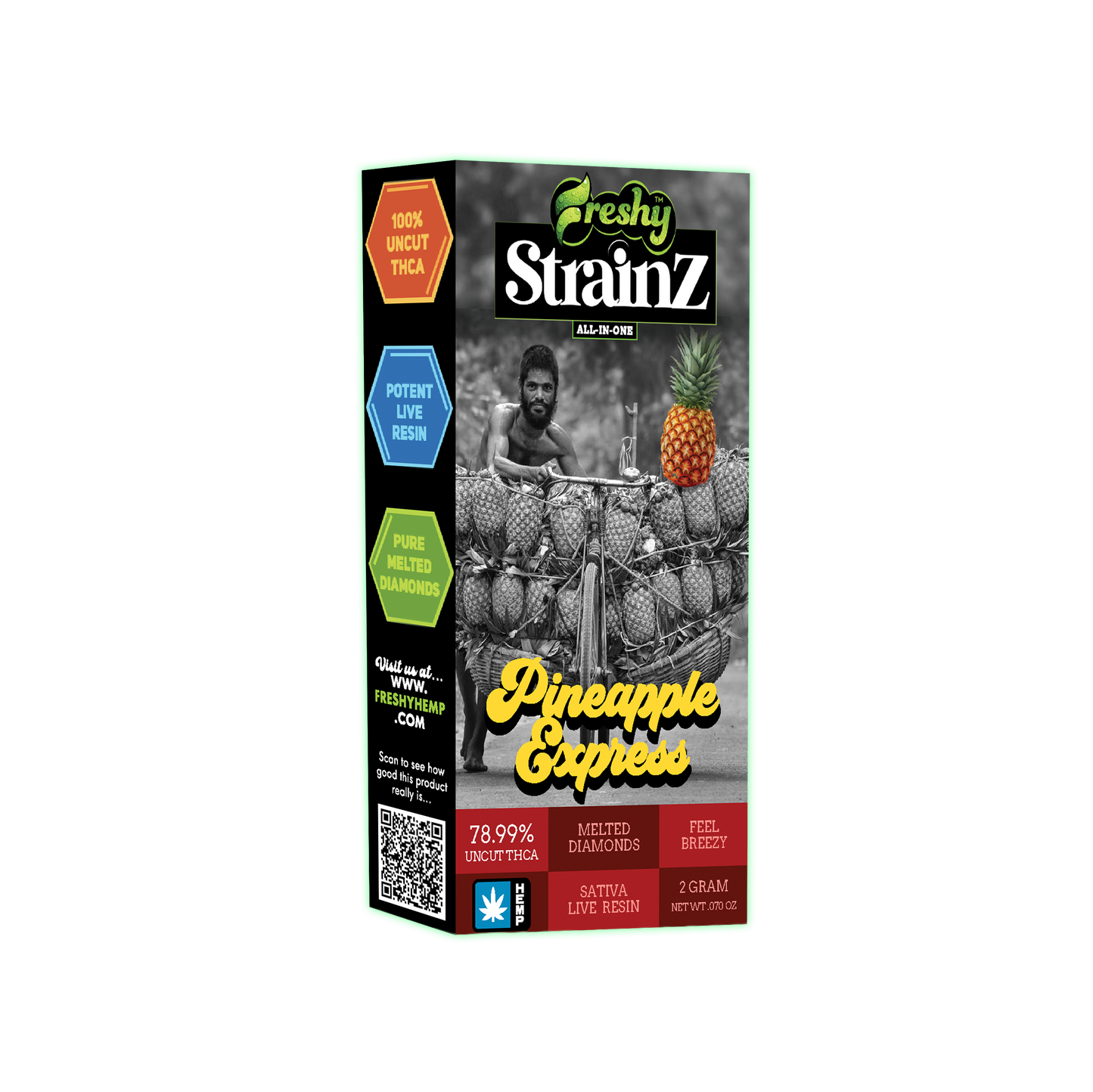 Strainz 2G THCA Disposable Vape – Pineapple Express