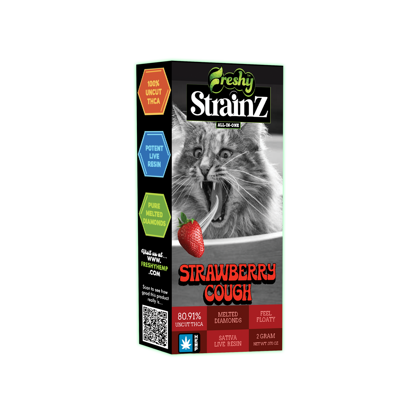 Strainz 2G THCA Disposable Vape – Strawberry Cough