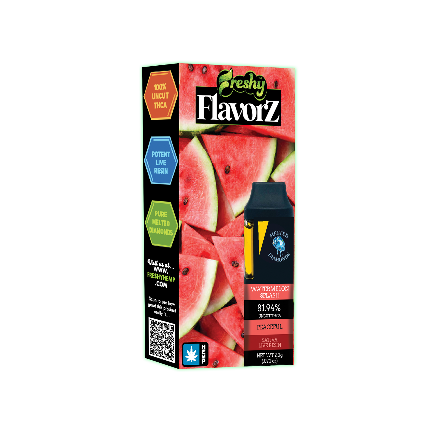 Freshy 2G THCA Disposable Vape – Watermelon Splash