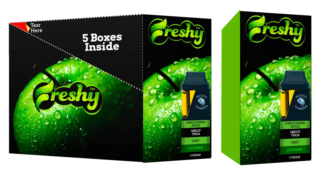 Freshy 2G THCA Disposable Vape – Fierce Green Apple