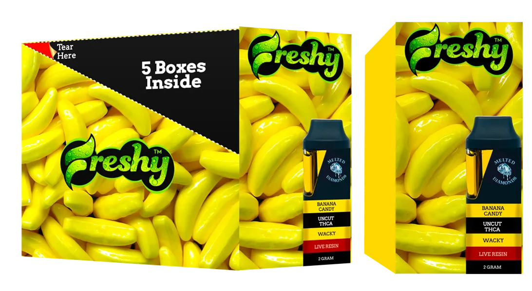 Freshy 2G THCA Disposable Vape – Banana Candy