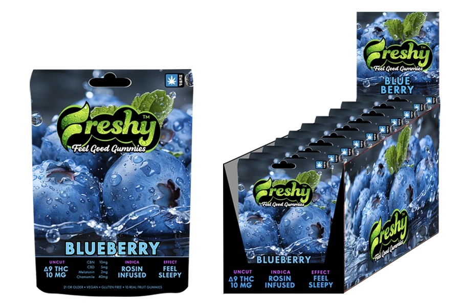 Freshy Δ9 THC Gummies - Blueberry