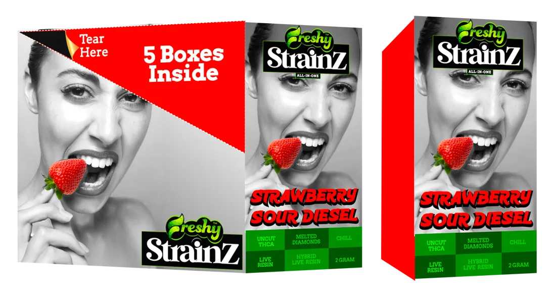 Strainz 2G THCA Disposable Vape – Strawberry Sour Diesel