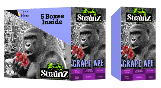 Strainz 2G THCA Disposable Vape – Grape Ape