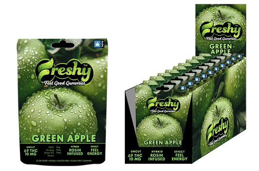 Freshy Δ9 THC Gummies - Green Apple
