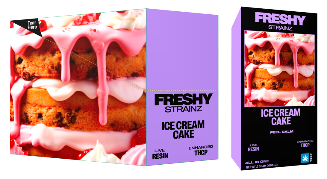Strainz 2G Live Resin Enhanced THCP Disposable Vape – Ice Cream Cake