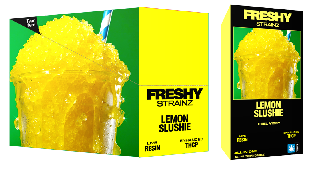 Strainz 2G Live Resin Enhanced THCP Disposable Vape – Lemon Slushie