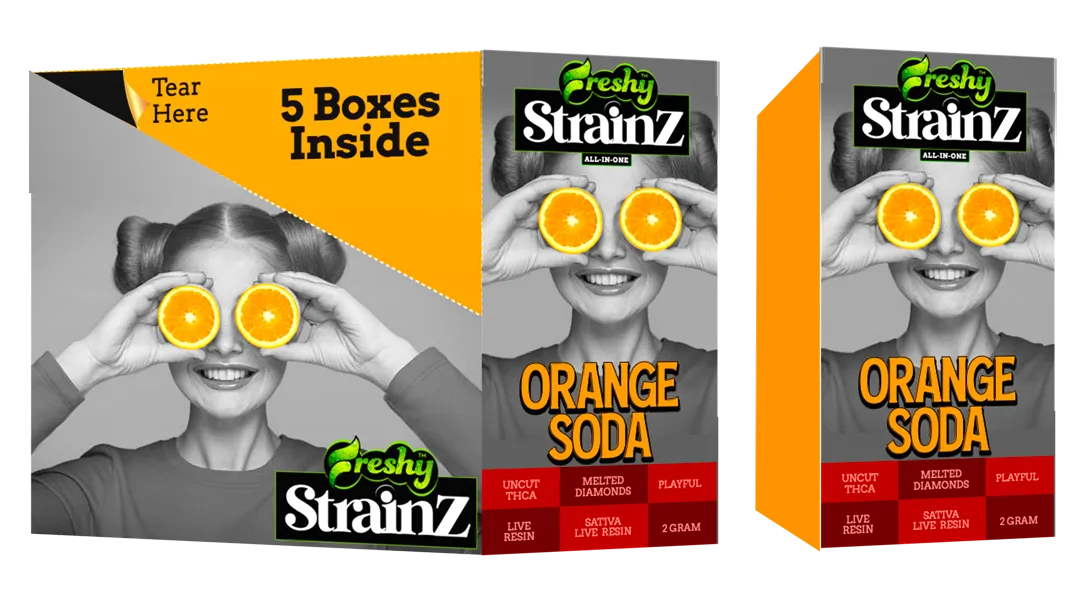 Strainz 2G THCA Disposable Vape – Orange Soda
